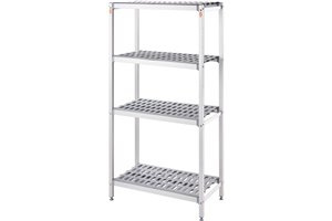 Regałmodułowy aluminiowo-polietylenowy 4 poziomy 790x400x1750 Regałmodułowy aluminiowo-polietylenowy 4 poziomy 790x400x1750