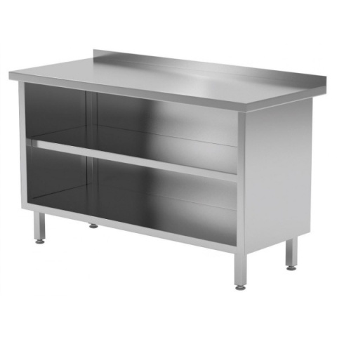 Stół przyścienny szafka otwarta 1300x600x850 Stół przyścienny szafka otwarta 1300x600x850
