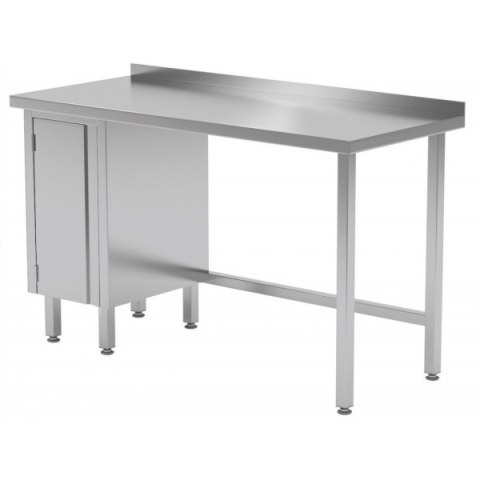 Stół przyścienny z szafką po prawej stronie 1300x700x850 Stół przyścienny z szafką po prawej stronie 1300x700x850