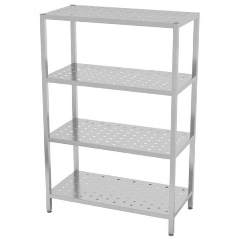 Regał 4 półki perforowane 1200x600x1800mm Regał 4 półki perforowane 1200x600x1800mm